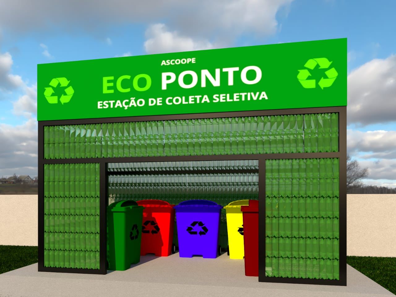 Ecoponto (Imagem fornecida pela turma de Saneamento Subsequente 2021-2)